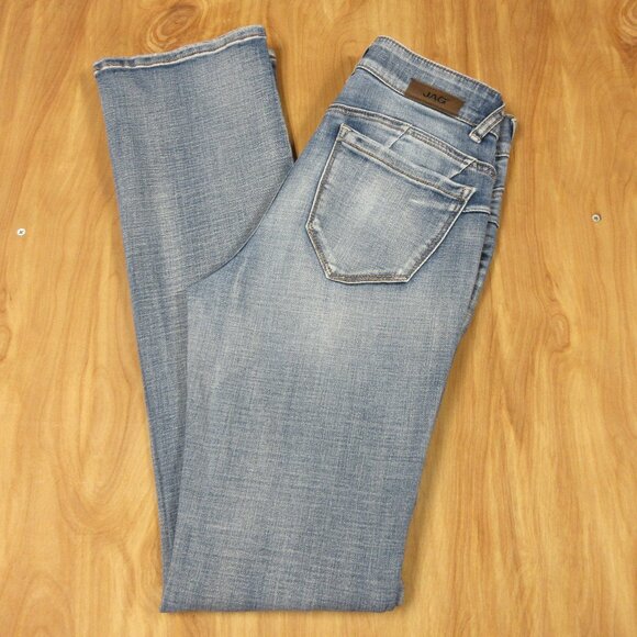 JAG Eloise Boot Cut Blue Denim Jeans Womens Sz 2/26 Best Kept Secret Tummy Panel - Picture 1 of 16
